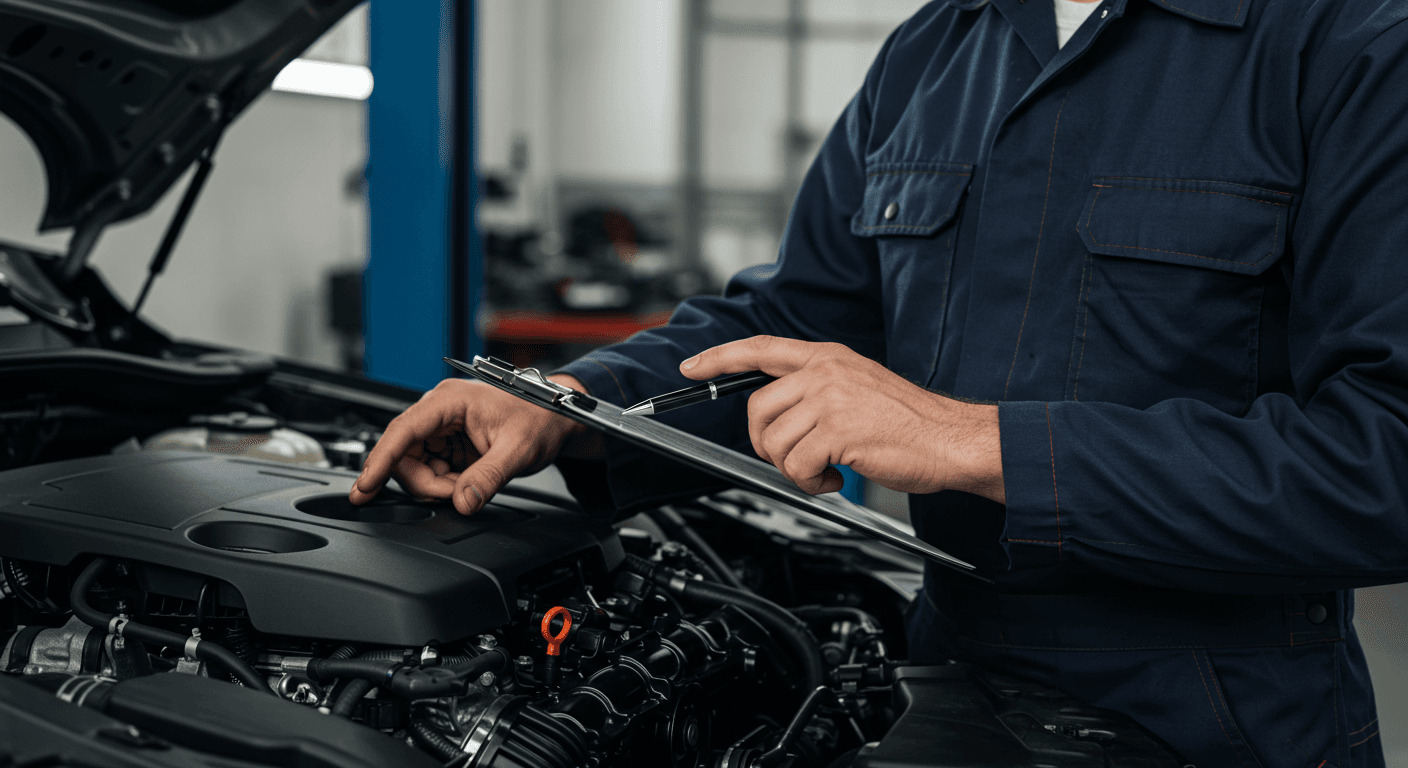 Automonteur aan het werk bij AJ Automotive